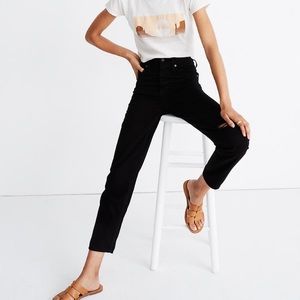 NWT Madewell Black High Rise Perfect Vintage Jean